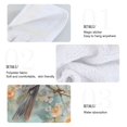 thumbnail image 4 of Haosy 2 Pack Kitchen Wash Cloths with Hanging Loops Absorbent Absorbent Quick Drying Hand Towels, Watercolor Bird Flower, 4 of 7