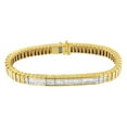 thumbnail image 2 of 14K Yellow Gold 2ct.TDW Diamond ID Tennis Bracelet (H-I, VS2-SI1), 2 of 7