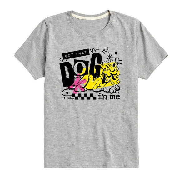 Disney - Got That Dog In Me - Toddler & Youth Short Sleeve Graphic T-Shirt