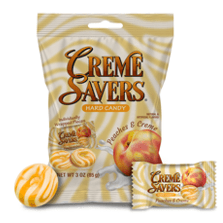 Creme Savers Hard Candy Peaches & Creme 3 oz