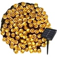 thumbnail image 1 of Cadena de luces solares avanzadas, 200 luces LED para uso en exteriores, resistente al agua y con encendido y apagado automático, 8 modos de iluminación con función de memoria (22 metros), 1 of 6