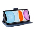 thumbnail image 6 of Compatible with iPhone 11 Wallet Flip Case, Classic PU Leather Shockproof Protective for Men Women Card Slots Kickstand Magnetic Closure Phone Case Cover for iPhone 11, Blue, 6 of 11
