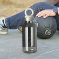 thumbnail image 6 of KCGYNP Plastic Water Bottle Large Capacity 11.8oz,Leak Proof Sport Flask with Strap,Outdoor Camping,Gym,Portable Hiking Kettle,7.7 Inch, 6 of 6