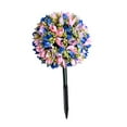 thumbnail image 3 of Estaca de flores artificiales para jardín, accesorios fotográficos, decoración para patio, césped y exteriores. Rosa azul, 3 of 9