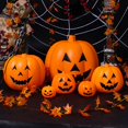 thumbnail image 5 of A Linterna de calabaza de Halloween para interior/exterior ilumina Jack-o-lantern/calavera para cabeza, 5 of 5