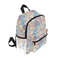 thumbnail image 2 of FORMRS Kids School Backpack with Front Zippered Pocket 12" Student Travel Daypack, Elegant Marble Pattern, 2 of 6