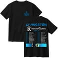 thumbnail image 2 of Livingston A Hometown Odyssey 2025 Tour Merch Cotton T-Shirt Women Men Casual Crewneck Short Sleeve Tee, 2 of 3