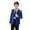 Blue, variant on Toddler Boys Gentleman's Blazer Blazer Formal Suit Red Sequin Jacket Gold,4-5T