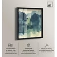 thumbnail image 2 of Homage to The Park II Shadowbox Print Blue Abstract Art by Art Remedy, Black Frame, 24 x 30, 2 of 6