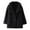 Black, variant on Little Girls Faux Fur Teddy Long Coat Kids Winter Sherpa Fleece Jacket Thick Warm Comfy Outwear Clothes Fuzzy Overcoat