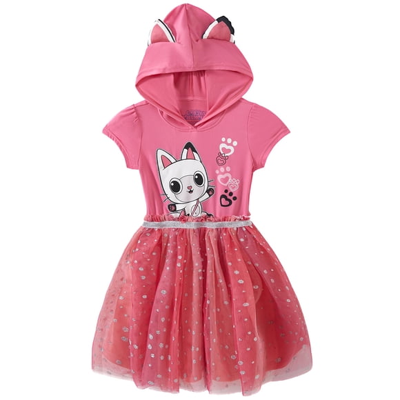 Disfraz para Niñas DREAMWORKS Gabby's Dollhouse Vestido Rosa con Capucha