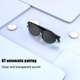 thumbnail image 3 of GJX 2026 New Smart Glasses Camera Sunglasses Open Ear Speaker Headset Headphone (Black) for Outdoor Activities,Cycling,Running,Music,Calls,Travel,Sports., 3 of 6
