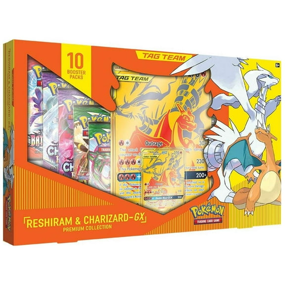 Pokemon Trading Card Games: Reshiram & Charizard-GX Premium Collection