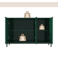 thumbnail image 4 of Clihome 3-Door Accent Storage Cabinet, Modern Buffet Credenzas Sideboard, Green, 4 of 7