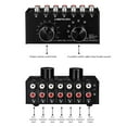 6In1Out Audio Switcher Audio Signal Selector Box Splitter