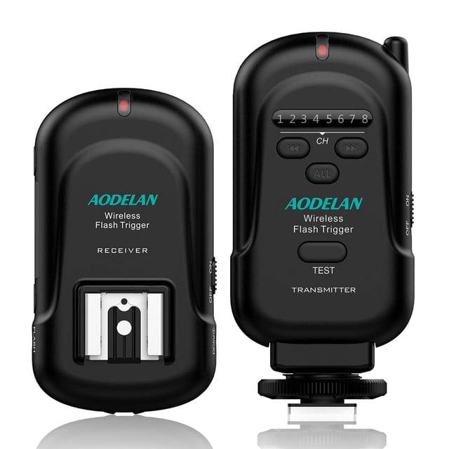 Transmisor y receptor Flash Trigger AODELAN FT-8