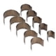 thumbnail image 1 of Molde De Cuchillo De Cuero De 10 Piezas, Molde De Cuchillo De Cabeza De Correa De Reloj De Bricolaje Herramienta De Perforación De Cabeza De Cinturón De Cuero Hecha A Mano con Caja(Cola Redonda), 1 of 5