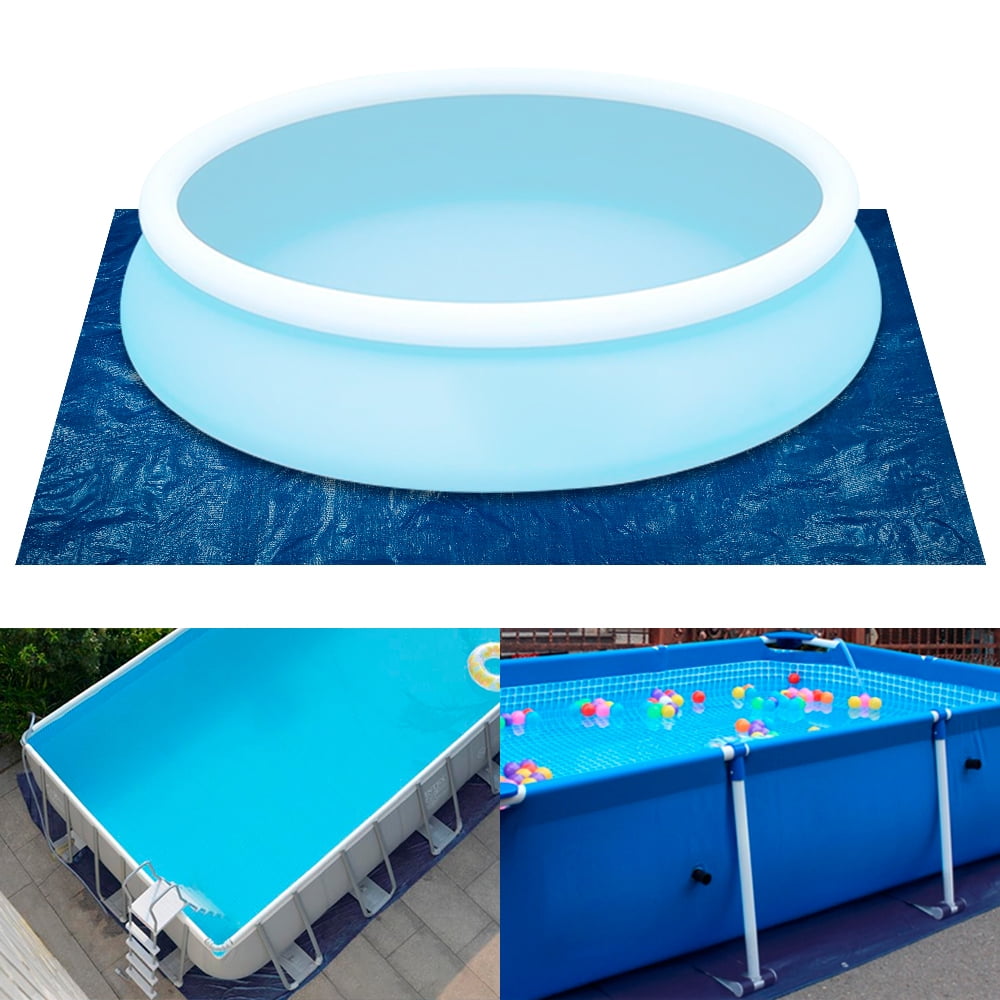 Willstar Swimming Pool Floor Protector Mat Paddling Mats Square Ground Cloth Sheet Cover
