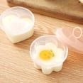 thumbnail image 4 of Tazas De Silicona Para Escalfar Huevos, Olla Antiadherente Para Huevos Escalfados Para Cocinar Sándwiches De Huevo Para El Desayuno 4 Uds. Methold HA034503-00, 4 of 6