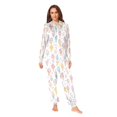 thumbnail image 2 of FORMRS Onesies Pajama for Adults Unisex Hoodie Winter Jumpsuit One Piece Sleepwear, Sizes S-2XL, Colorful Ice Cream Pattern, 2 of 7
