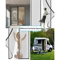 thumbnail image 2 of Magnetic Mosquito Net for Doors, Anti-Fly Curtains for Doors, Insect Screen Curtains, Sliding Bay Window Mosquito Net, Magnetic Mosquito Net Without Drilling (90 x 210cm, Black), 2 of 5