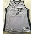 thumbnail image 2 of Tim Duncan San Antonio Spurs Adidas gray jersey NEW, 2 of 2