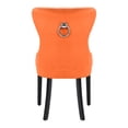 thumbnail image 5 of Costaelm Hank Tufted Velvet Upholstered Dining Side Chair (Set of 4), Velvet Orange, 5 of 8