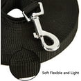thumbnail image 5 of Dog Training Leash Long Line Puppy Obedience Recall Lead for Dogs ， Great for Play Camping Beach Backyard (L 30Ft, Black), 5 of 7