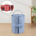 thumbnail image 1 of Bolsa de mano tejida Macarena Bolsa de almacenamiento de hilo Azul, 1 of 8