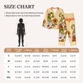 thumbnail image 4 of Lsque Gnomes Happy Thanksgiving Pattern Long Sleeve Pajama Set for Women - Soft 2-Piece Sleepwear and Loungewear Set with Pockets, Comfy Nightwear-Medium, 4 of 7