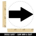 thumbnail image 2 of Arrow Rounded Corners Solid Self-Inking Rubber Stamp Ink Stamper - Fuchsia Ink - Small 3/4 Inch, 2 of 7