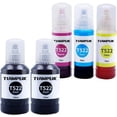 thumbnail image 1 of czcpp-Compatible Ink Bottles with 522 Series – High Yield Combo Pack for ET-2800, ET-4800, and More (Black, Cyan, Magenta, Yellow), 1 of 4