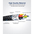 thumbnail image 3 of Cable de instrumento AkoAda TRS de 1/4 pulgadas (paquete de 3 m, 2 unidades) para bajo y teclado, 3 of 7