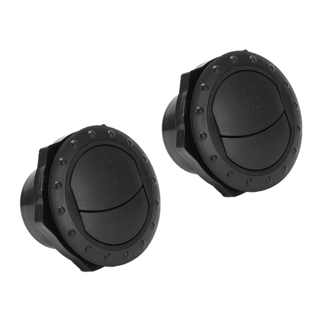 2 uds salida de aire acondicionado negro redondo ABS Universal A/C ventilación para RV barco autobús coche Jadeshay A