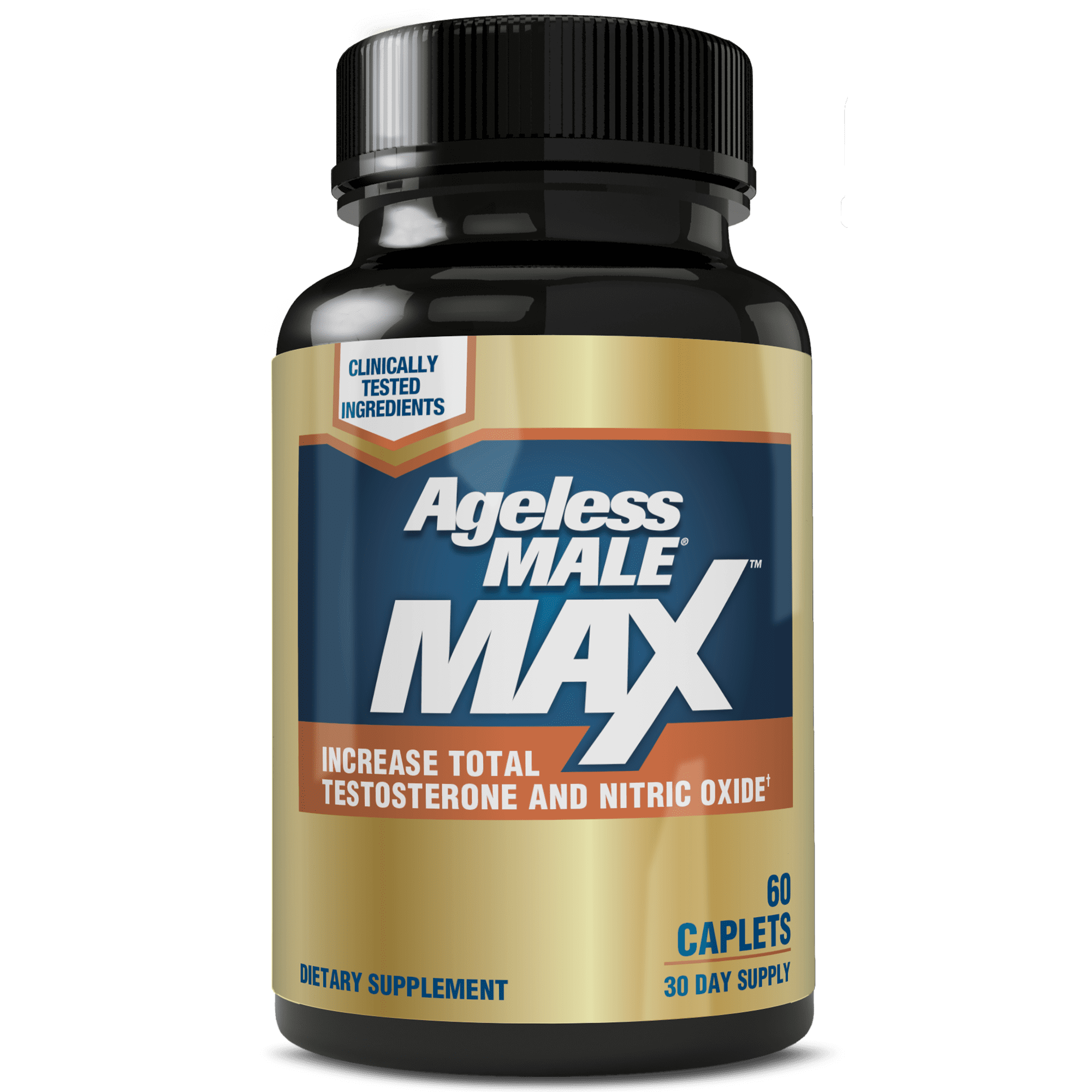 Ageless Male Max Total Testosterone & Nitric Oxide Booster, Capsules