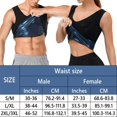 thumbnail image 2 of Gilet de Sauna Anti-Transpiration Gilet de Mise en Forme L-TG Femmes, 2 of 8
