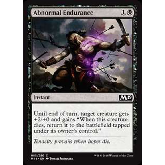 MtG Core Set 2019 Abnormal Endurance #85