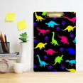 thumbnail image 5 of FMSHPON Cute Colorful Dinosaurs Clipboard Hardboard Wood Nursing Clip Board and Pull for Standard A4 Letter 13x9 inches, 5 of 7