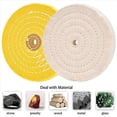 thumbnail image 2 of 4 Piezas de Discos de Pulido Kit de Rueda de Pulido de 150 mm Juego de Ruedas de Pulido para Pulidora de Mesa con Orificio de Mandril de 12,7 mm, 2 of 5