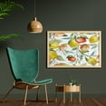 thumbnail image 2 of Nature Wall Art with Frame, Lemon and Orange Clementine Tree Branches Fruit Yummy Winter Season Vitamin Design, Printed Fabric Poster for Bathroom Living Room, 35" x 23", Multicolor, by Ambesonne, 2 of 2