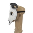 thumbnail image 3 of Goat Mask Halloween Costume Party Animal Head Mask Ram Horn Head Mask Horn Demon Face Cover Cosplay Costume, 3 of 5
