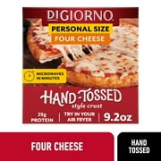 DiGiorno Frozen Pizza, Four Cheese Mini Hand-Tossed Pizza with Marinara Sauce, 9.2 oz (Frozen)