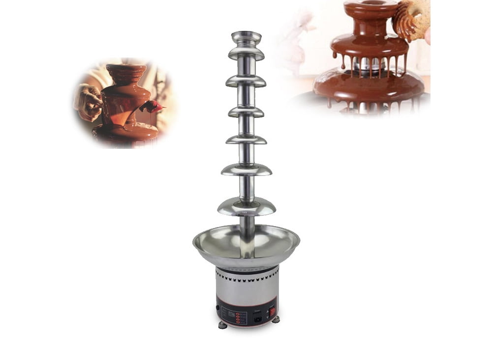 INTSUPERMAI Electric 5 Layers Chocolate Waterfall Fountain Machine