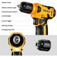 thumbnail image 4 of DEKO 126Pcs Power Tool Kits with 8V Cordless Drill Professional House Repair Driver Set, 4 of 6