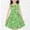 Green, variant on NAISIBABY Girls Dresses, New Prints Crew Neck Sleeveless Summer Sundress Pink 4-14 T