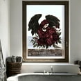 thumbnail image 4 of Floral Owl Peony Window Cling Static Decal Reusable Home Decor Bedroom Living Room Cafe Wall Art, 4 of 7
