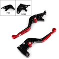 thumbnail image 1 of Leviers de Frein Pliables et Extensibles Réglables pour Suzuki GSXR 600 750 Rouge, 1 of 2