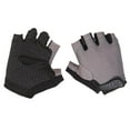 thumbnail image 4 of Guantes deportivos antideslizantes de medio dedo con protección solar para actividades al aire libre Gris L, 4 of 8