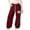 Wine1, variant on Girl's Bowknot Baggy Sweatpants Valentine Lightweight Straight Leg Athletic Pants With Pockets Sweatpants For Girls Brown 12 Y-13 Y