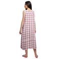 thumbnail image 3 of Moomaya Chemise de Nuit à Manches pour Femmes, Imprimée, en Coton, 3 of 5